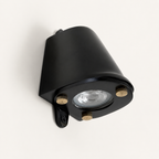Brassvane matt black wall light additional view 7