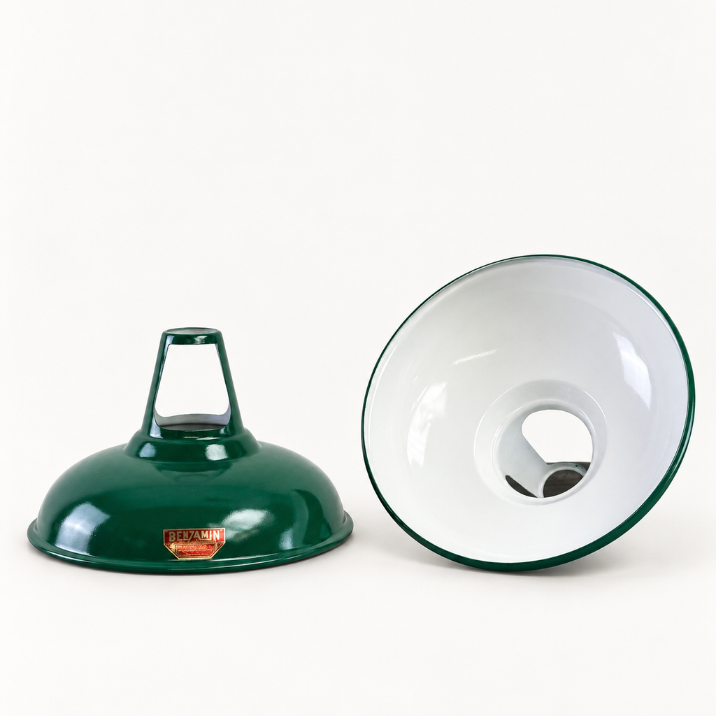 Brassvane racing green slotted pendant light additional view 4