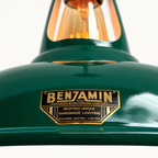 Brassvane racing green pendant light additional view 8