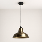 Brassvane antique brass RLM pendant light additional view 3