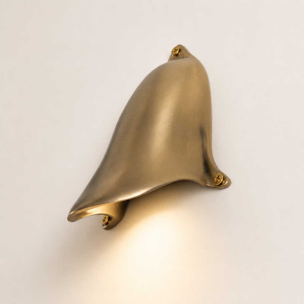 Brassvane motorboat ventilator wall light additional view 2