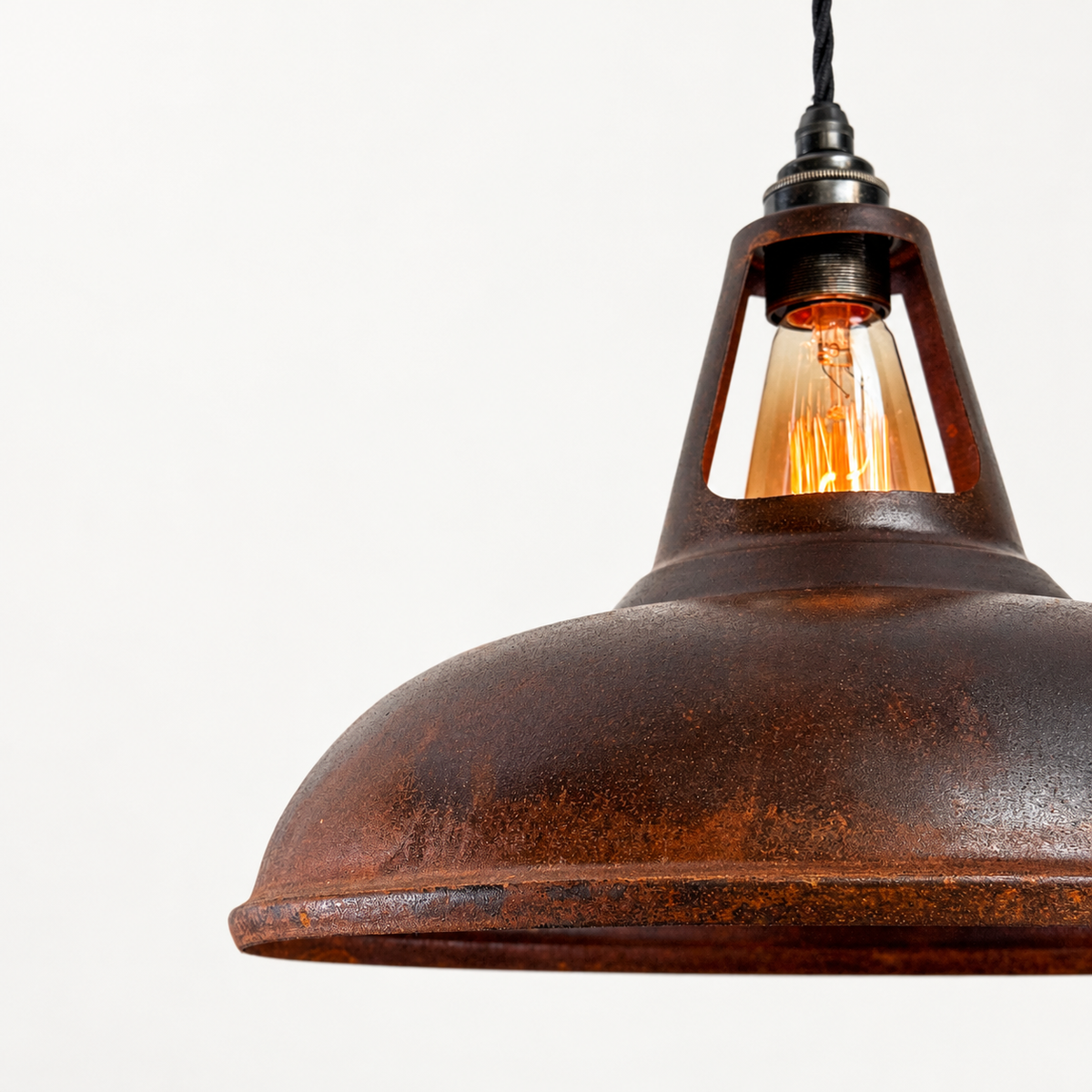 Brassvane rusted pendant light additional view 5