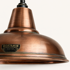 Brassvane antique copper pendant light additional view 4