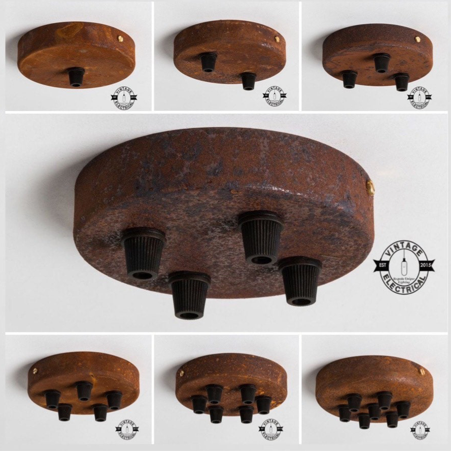 Brassvane rusted ceiling rose additional view 10