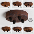 Brassvane rusted ceiling rose additional view 10
