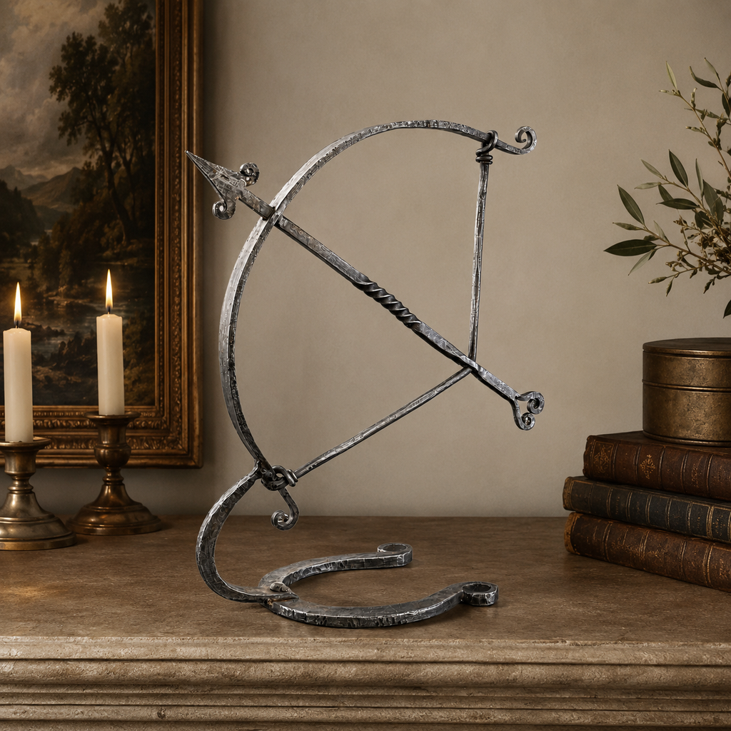 Brassvane wrought iron archer sculpture additional view 10