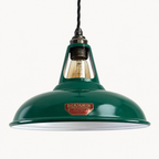 Brassvane racing green slotted pendant light additional view 9