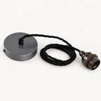 Brassvane pewter gray pendant light additional view 13