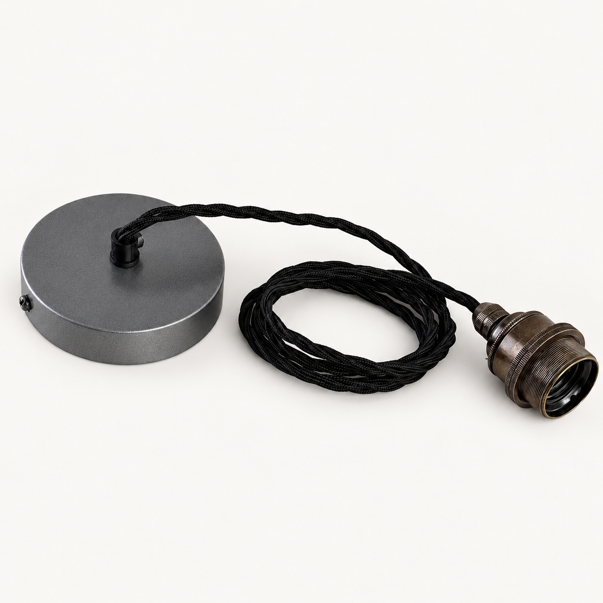 Brassvane pewter gray pendant light additional view 13