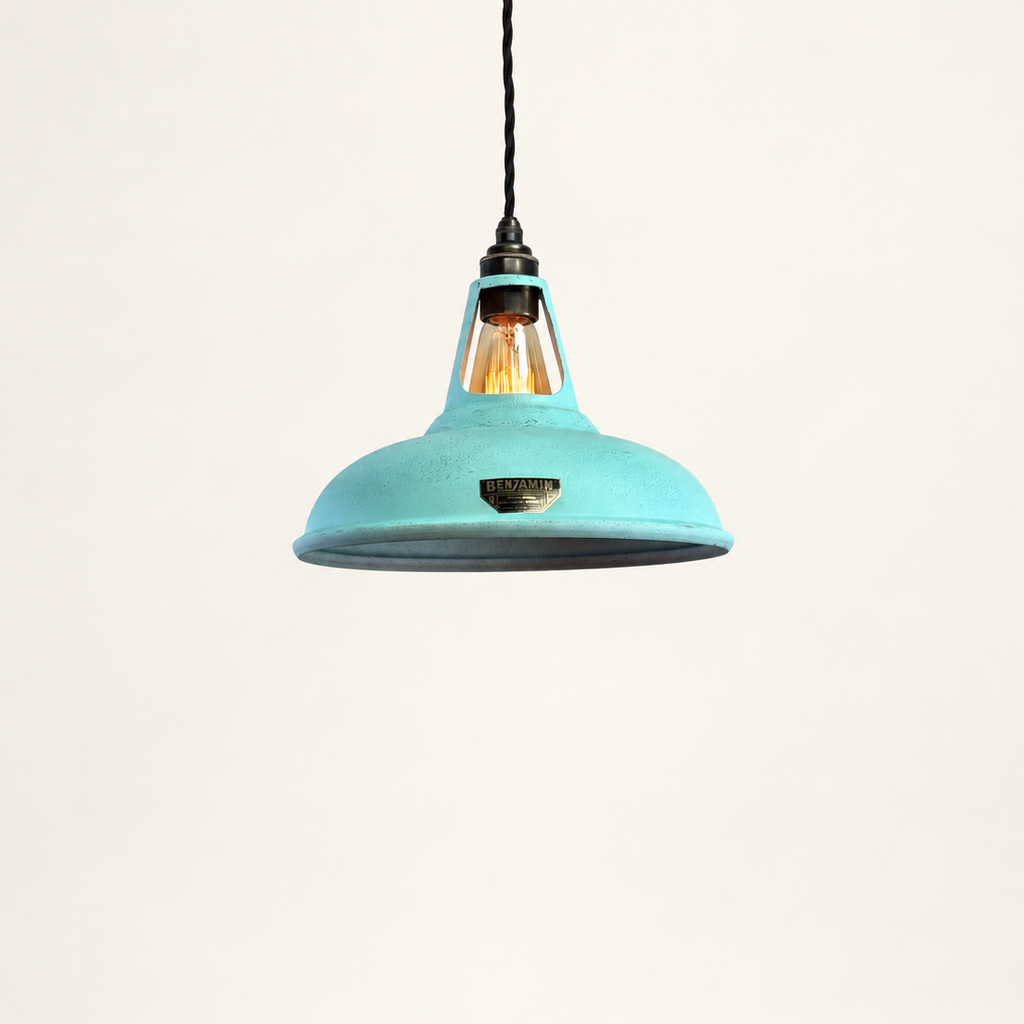 Brassvane copper verdigris pendant light additional view 4