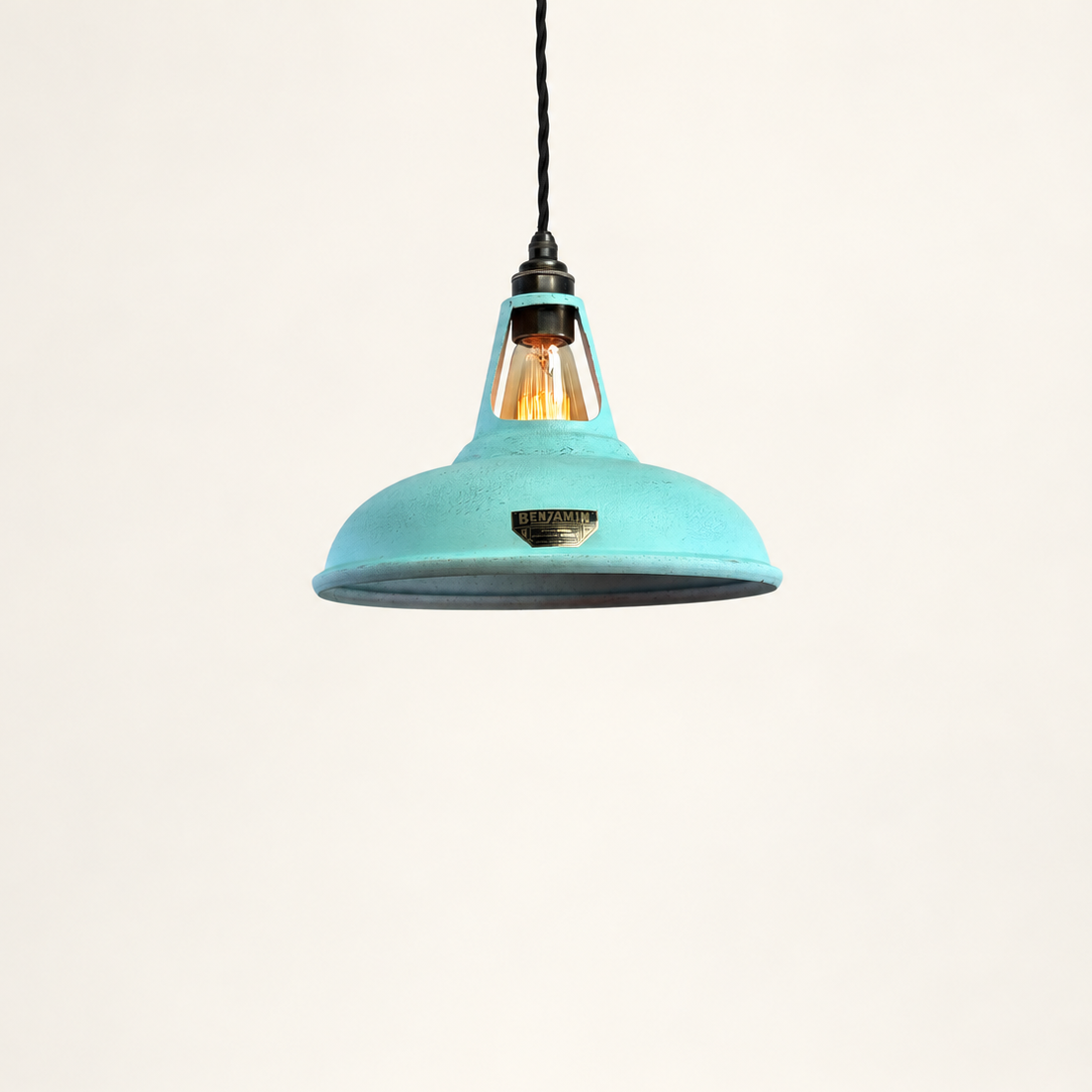 Brassvane copper verdigris pendant light additional view 4