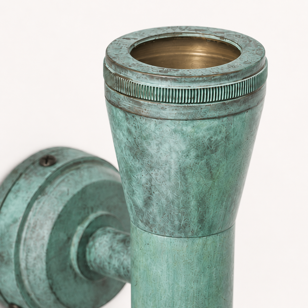 Brassvane verdigris brass outdoor wall light additional view 5