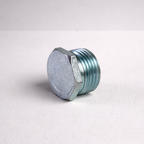 Brassvane galvanized conduit plug overall view