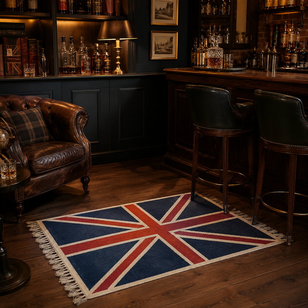 Brassvane union jack jute runner rug additional view 8