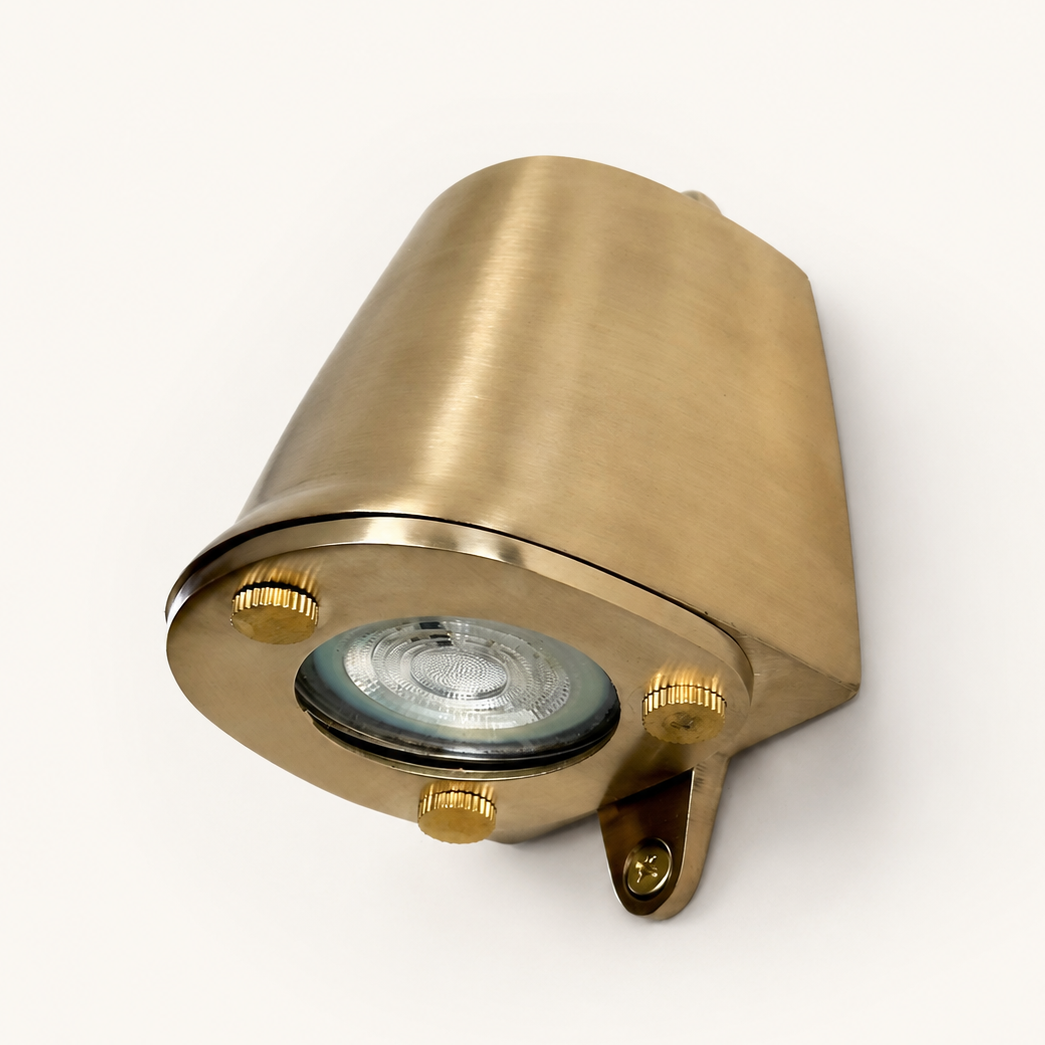 Brassvane outdoor brass wall light additional view 4