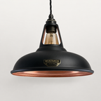 Brassvane matt black and copper pendant light additional view 7