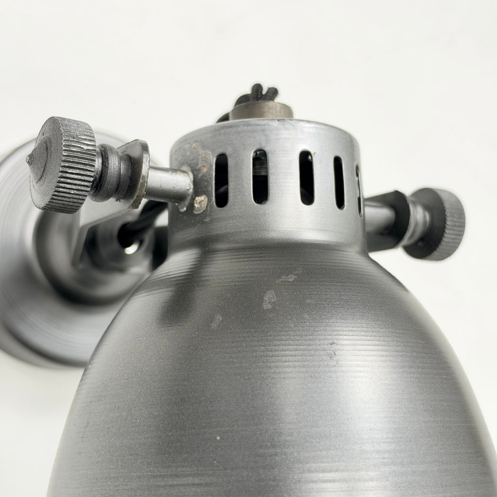 Brassvane pewter gray adjustable arm wall light additional view 4