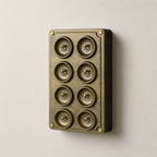 Brassvane 8 gang toggle light switch additional view 5