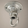 Brassvane galvanized ceiling hook overall view