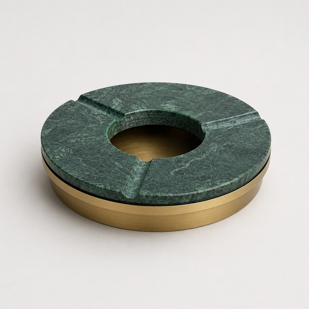 Brassvane marble cigar ashtray additional view 12