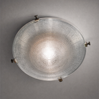 Brassvane prismatic glass flush ceiling light additional view 5