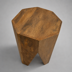 Brassvane mango wood side table additional view 4