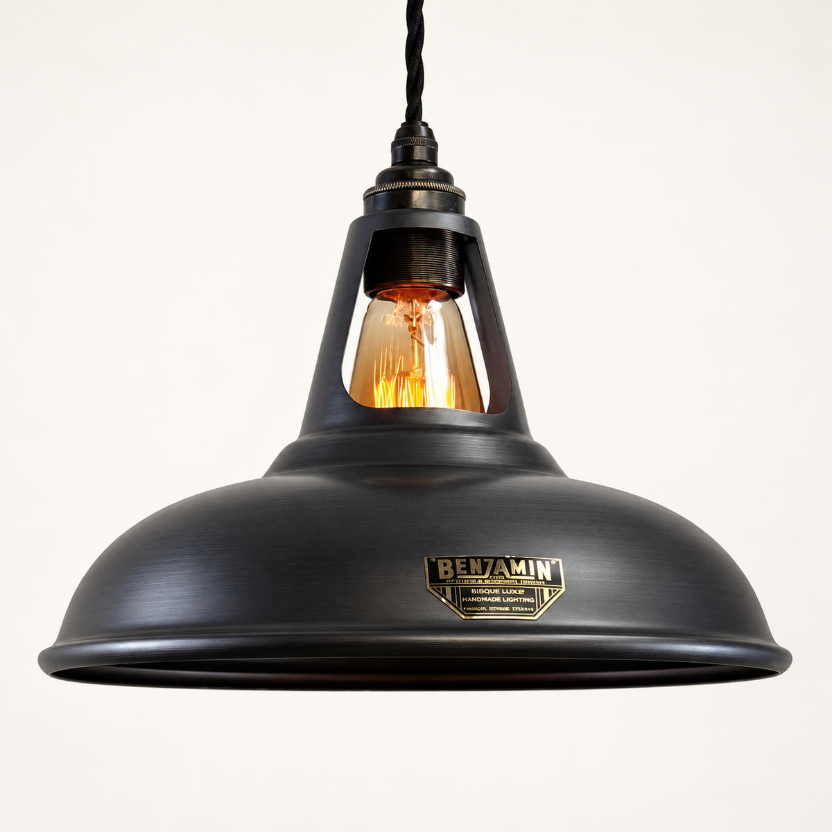Brassvane pewter gray pendant light additional view 11