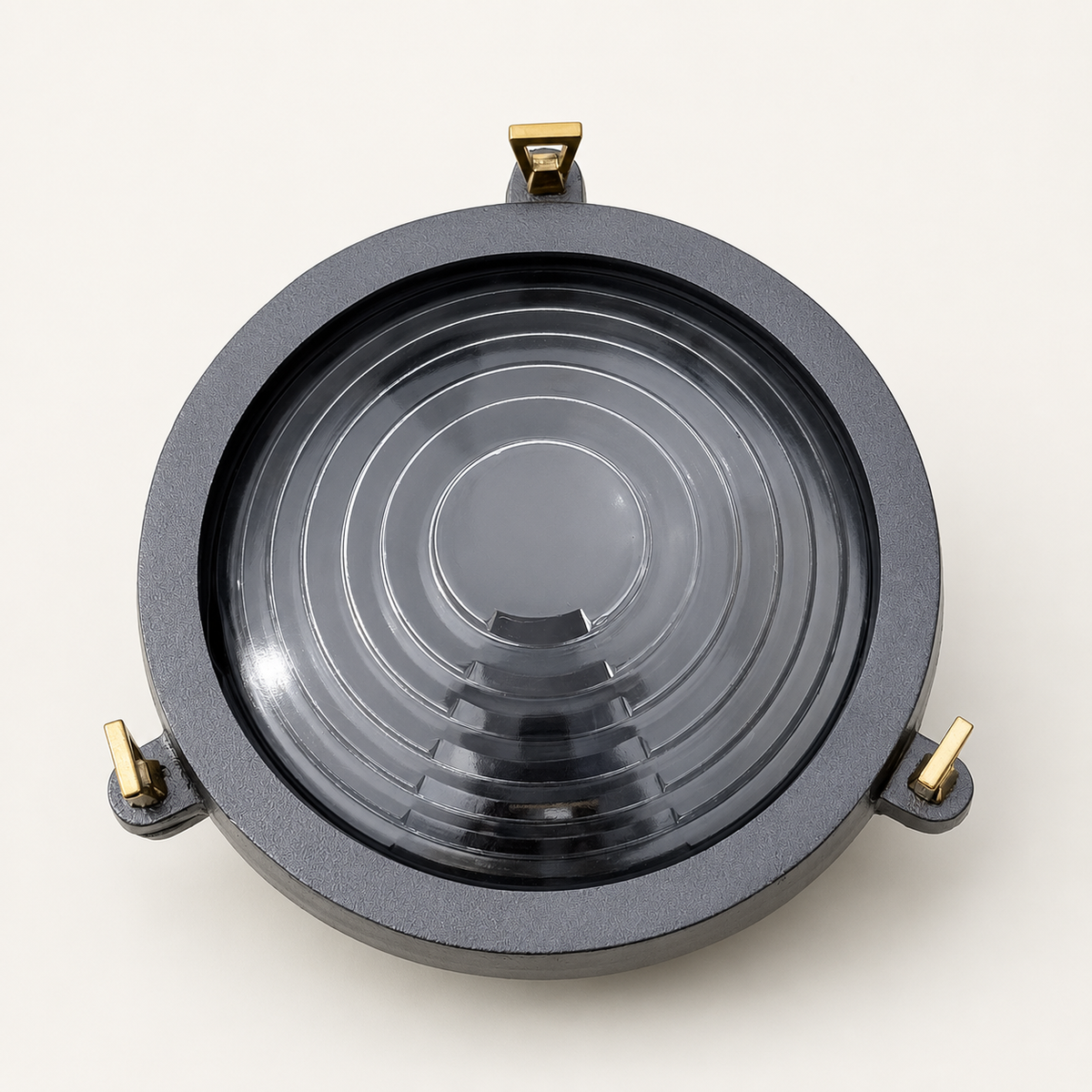 Brassvane round pewter bulkhead light additional view 4