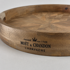 Brassvane round wooden serving tray additional view 7