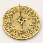 Brassvane sun dial watch clock additional view 4