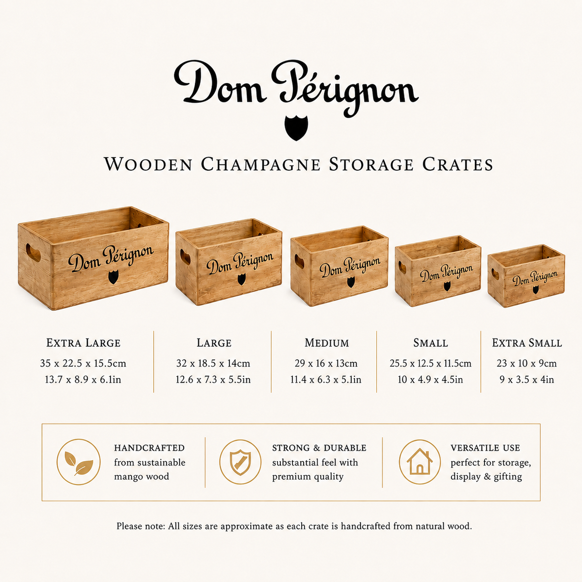 Brassvane wooden champagne storage crates additional view 10