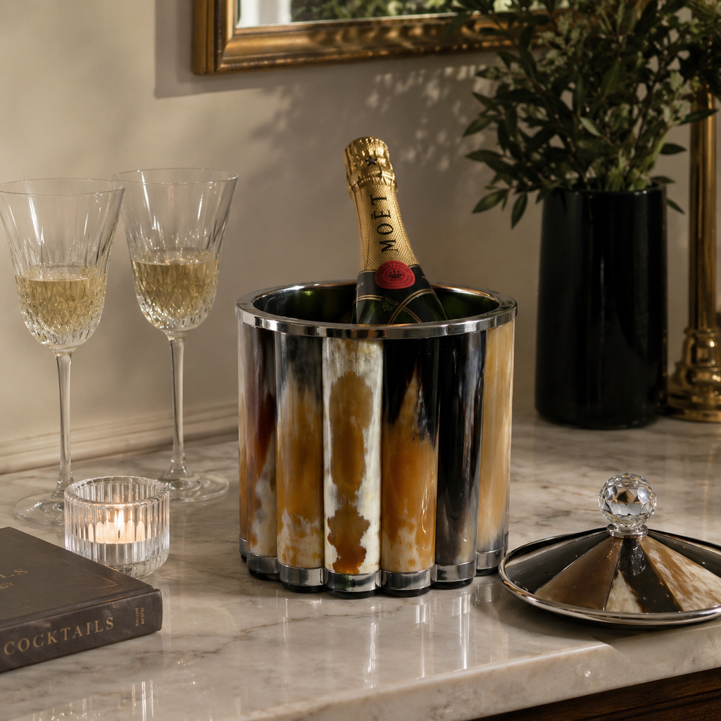 Brassvane champagne ice bucket additional view 2