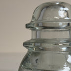 Brassvane clear glass insulator lampshade additional view 3