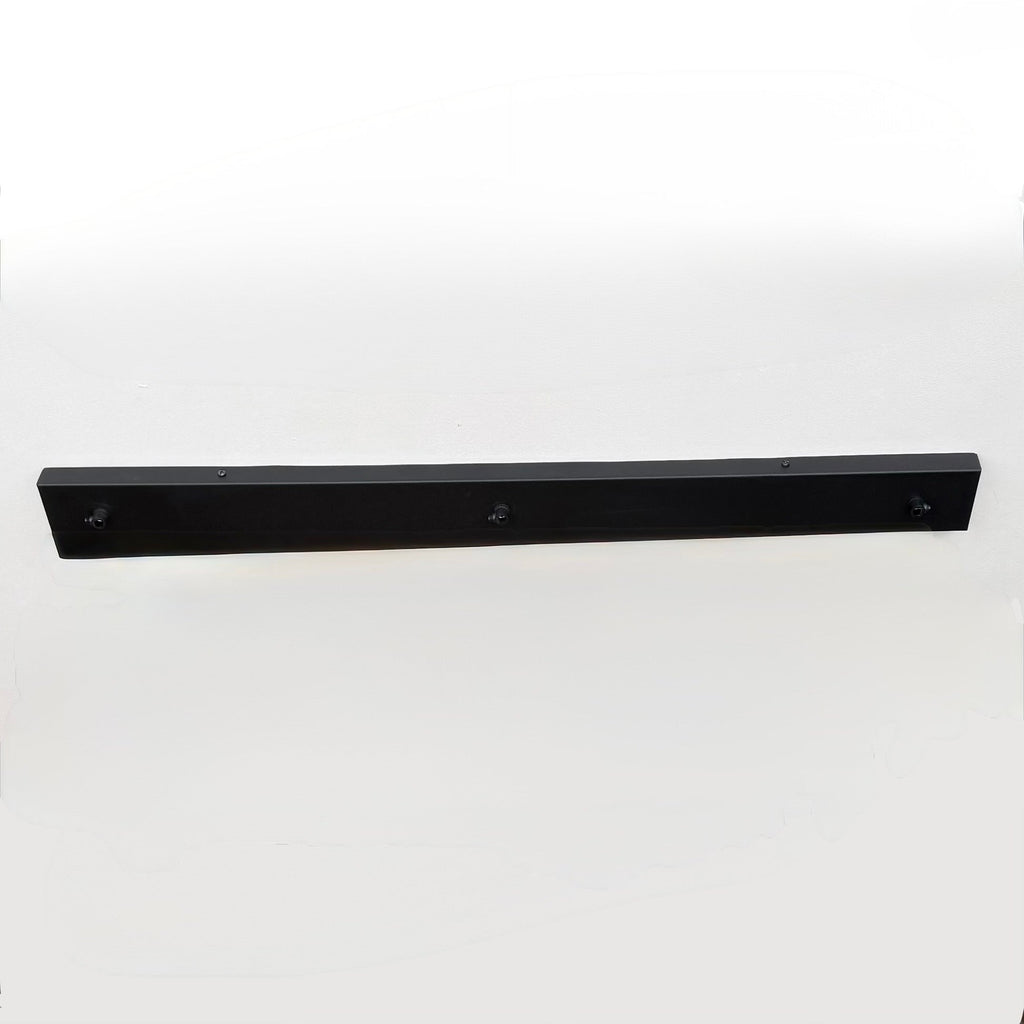 Brassvane textured black ceiling rose overall view