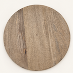 Brassvane round wooden serving tray additional view 8