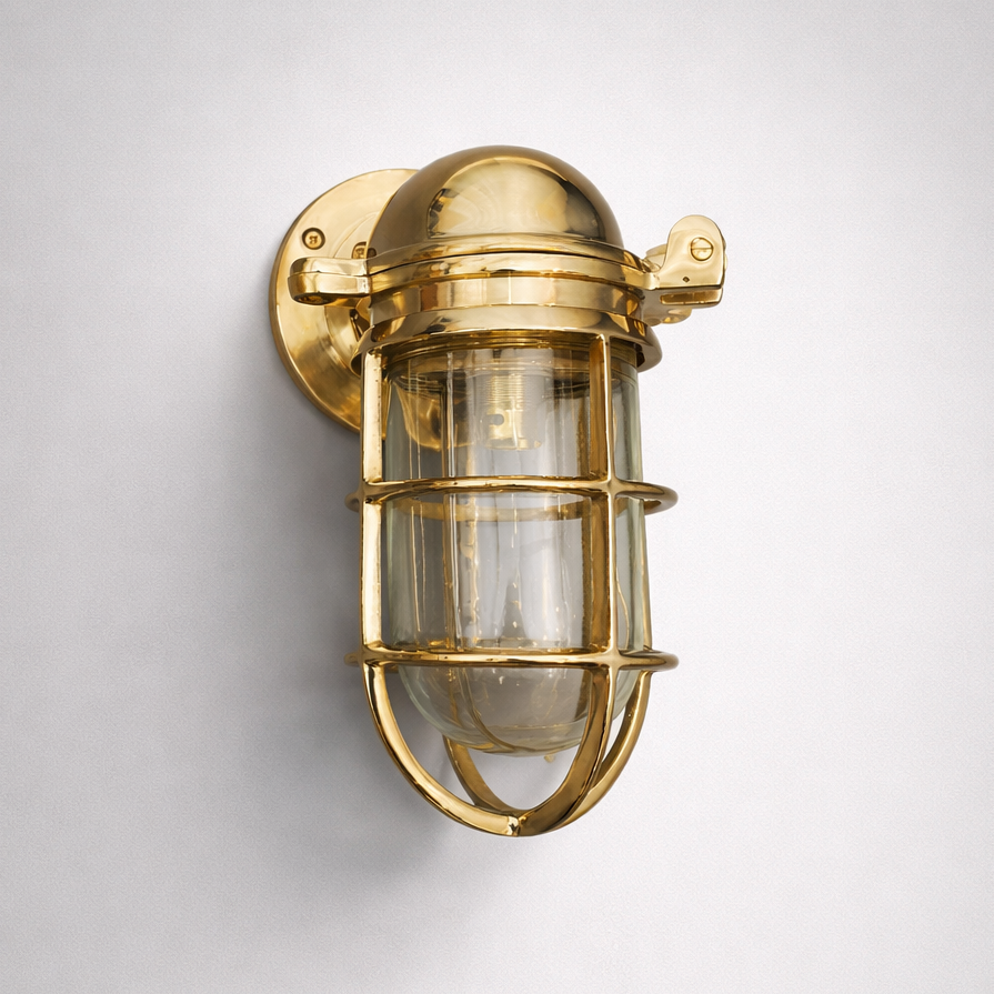 Brassvane polished brass wall light additional view 3