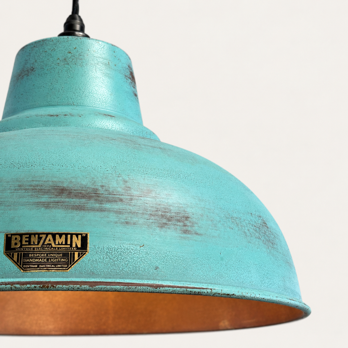 Brassvane copper verdigris pendant light additional view 10