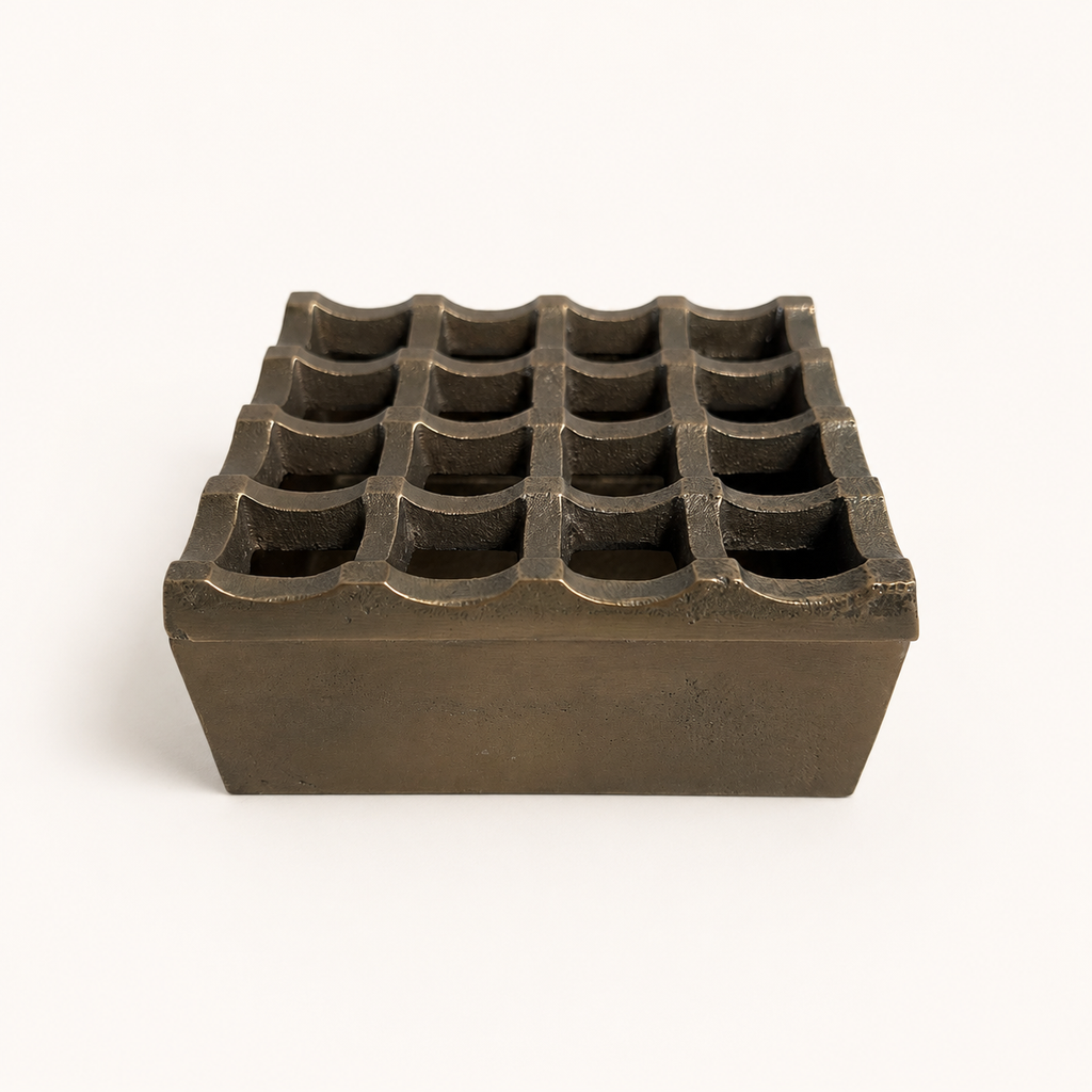 Brassvane antique brass ashtray additional view 5