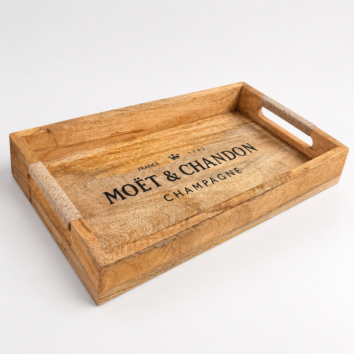 Brassvane wooden serving tray set additional view 5