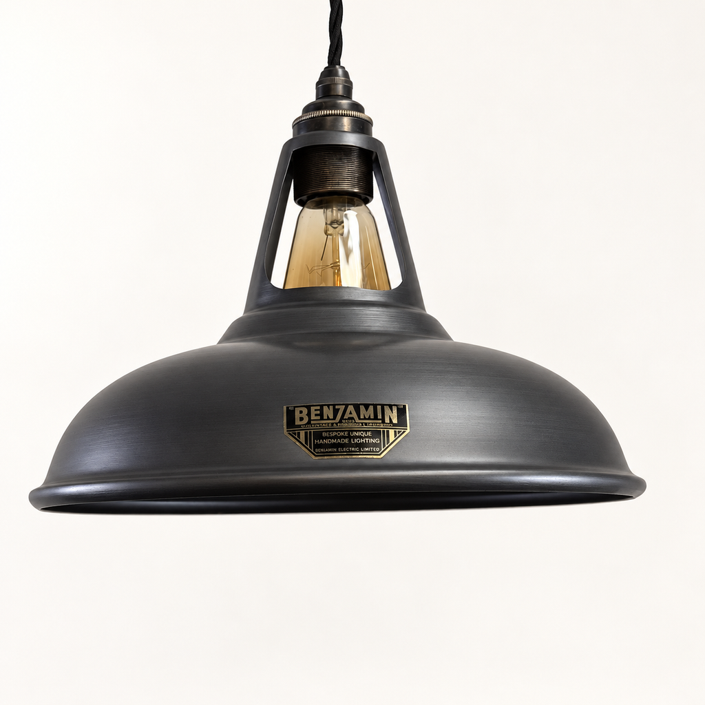 Brassvane pewter gray pendant light additional view 5