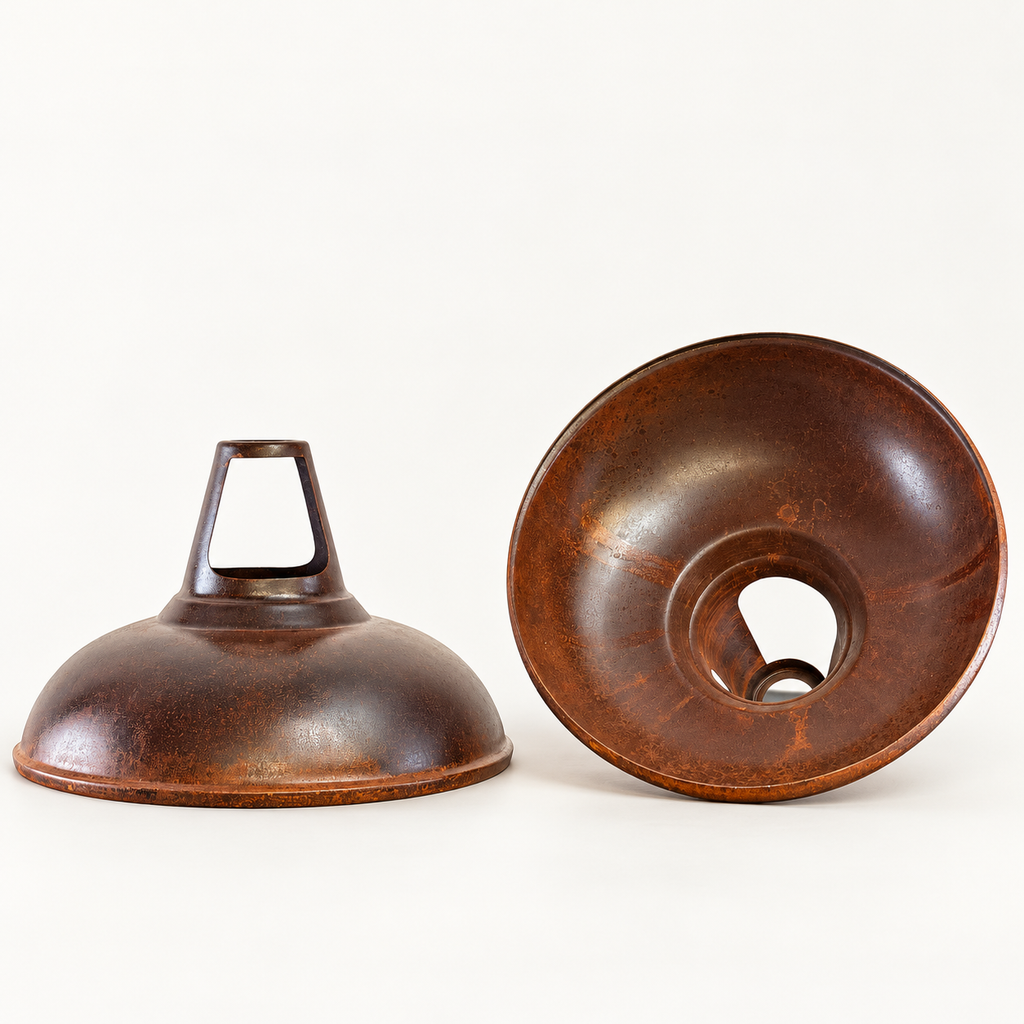 Brassvane rusted pendant light additional view 3