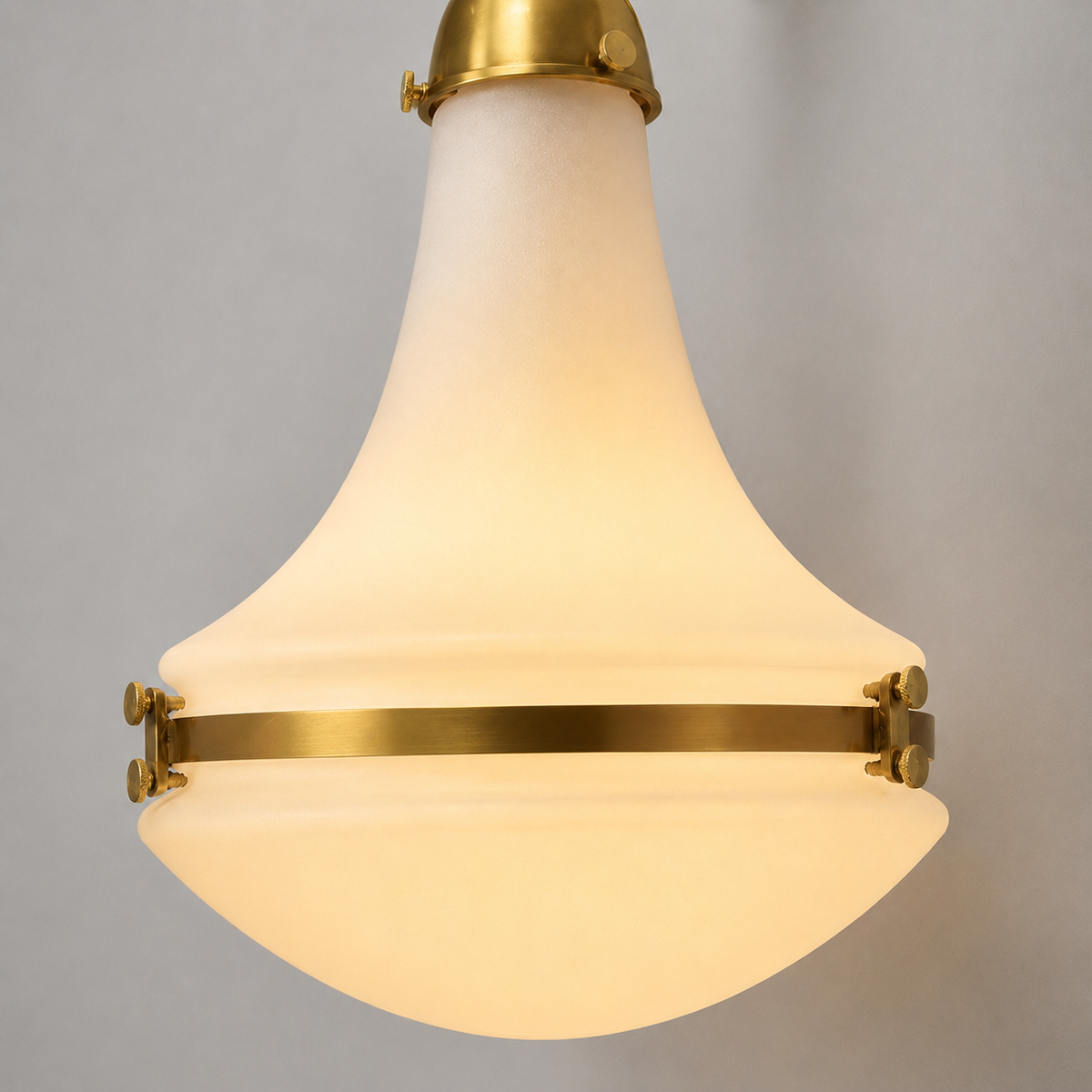 Brassvane antique brass opaline wall sconce additional view 5