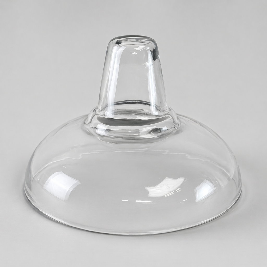 Brassvane solid glass lampshade overall view