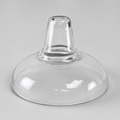 Brassvane solid glass lampshade overall view