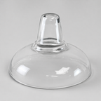 Brassvane solid glass lampshade overall view