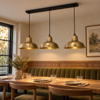 Brassvane antique brass 3 pendant track light additional view 2