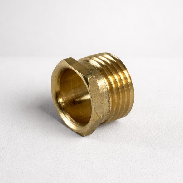 Brassvane brass conduit male bush overall view