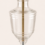 Brassvane ribbed glass urn table lamp additional view 5