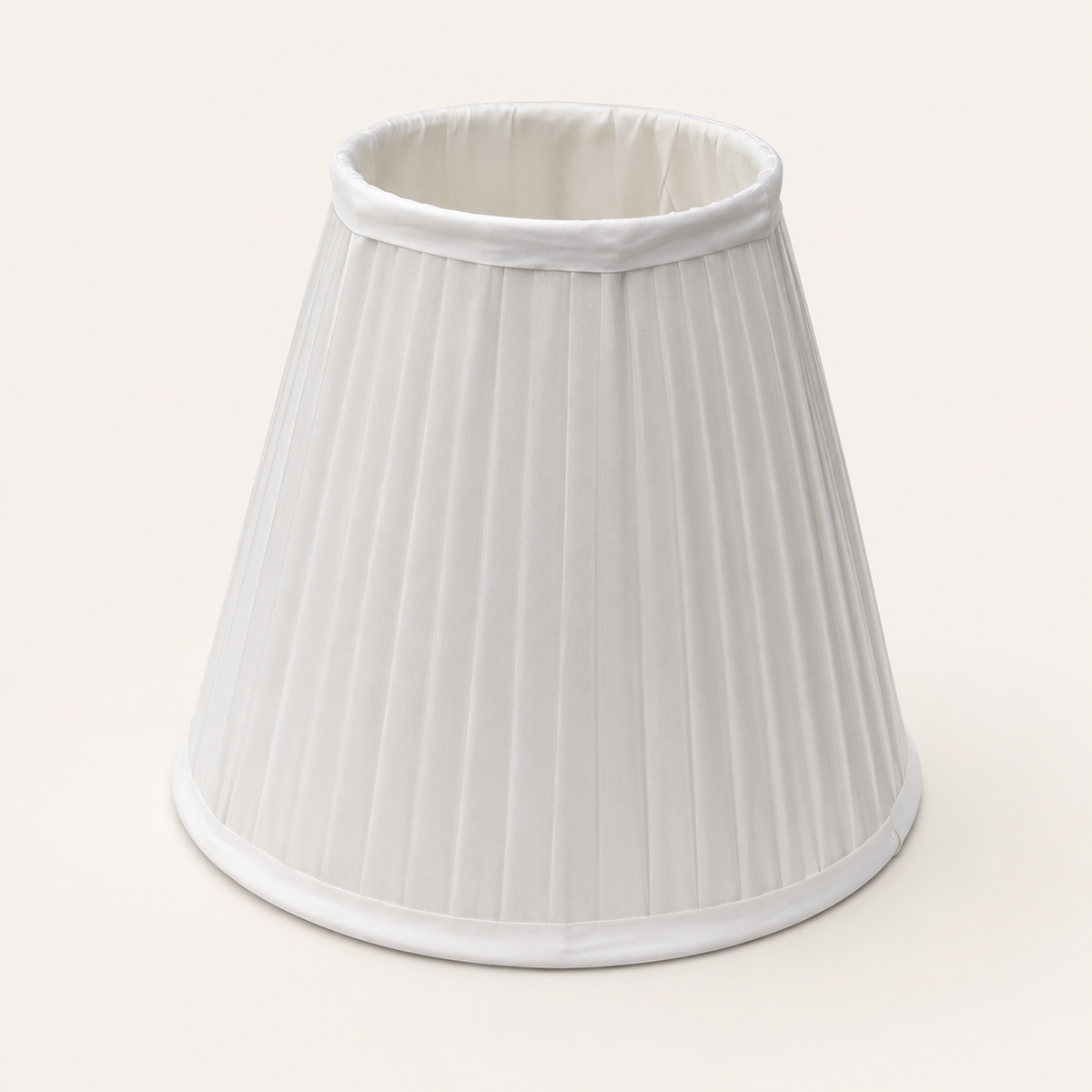 Brassvane white pleated lampshade additional view 3