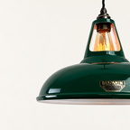 Brassvane racing green pendant light additional view 4